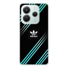 Чехлы Адидас для Xiaomi Redmi Note 14 5G (AlphaPrint) (Адидас с полосами)