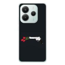 Чехлы (ART) Цветы на Xiaomi Redmi Note 14 5G (VPrint) (Неожиданные цветы)