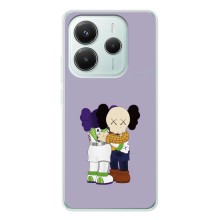 Чехлы для Xiaomi Redmi Note 14 5G - Bearbrick Louis Vuitton (PREMIUMPrint) (Дружба Беарбрик)