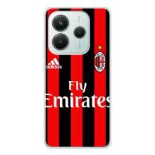 Чехлы для Xiaomi Redmi Note 14 5G (VPrint) - Футбольные клубы (Milan)
