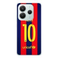 Чехлы Месси для Xiaomi Redmi Note 14 5G (AlphaPrint) (Messi Barca 10)