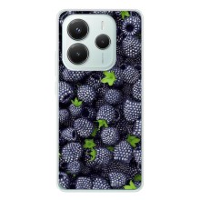 Чехлы с Фруктами для Xiaomi Redmi Note 14 5G (VPrint) (Ежевика)