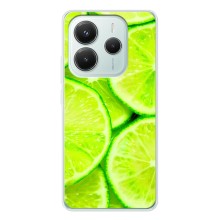 Чехлы с Фруктами для Xiaomi Redmi Note 14 5G (VPrint) (Лайм)