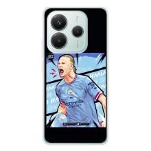 Чехлы с футболистом Ерлинг Холанд для Xiaomi Redmi Note 14 5G (AlphaPrint) (гол Эрлинг Холланд)