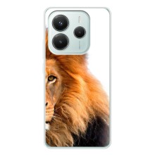Чехлы с картинками животных Xiaomi Redmi Note 14 5G (Лев грива)