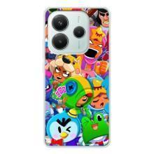 Чехлы Brawl Stars для Xiaomi Redmi Note 14 5G (AlphaPrint)