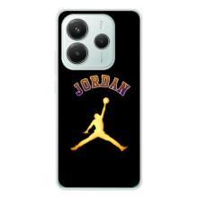 Чехлы для Xiaomi Redmi Note 14 5G - с картинкой JORDAN (AlphaPrint) (Jordan Gold)