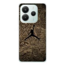 Чехлы для Xiaomi Redmi Note 14 5G - с картинкой JORDAN (AlphaPrint) (Logo Jordan)