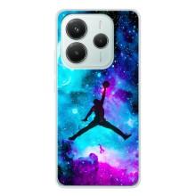 Чехлы для Xiaomi Redmi Note 14 5G - с картинкой JORDAN (AlphaPrint) (Яркий Джордан)