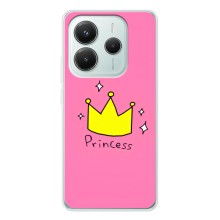 Чехол с картинкой (Стильные) для Редми Ноут 14 5Джи - (AlphaPrint) (Princess)
