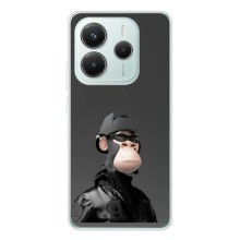Чехлы с Обезьянами NFT для Xiaomi Redmi Note 14 5G (AlphaPrint) (стильная обезьяна NFT)