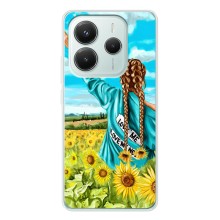 Чехол для Патриота Украины Xiaomi Redmi Note 14 5G - (AlphaPrint) (Украиночка)