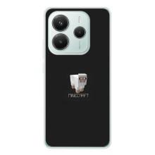 Чехол Майнкрафт на Xiaomi Redmi Note 14 5G (AlphaPrint) Minecraft (Овечка Майнкрафт)