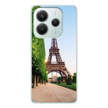 Чехол Эйфелева Башня для Xiaomi Redmi Note 14 5G - (AlphaPrint) (Дорога в Париж)