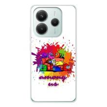 Чехол Амонг Ас для Xiaomi Redmi Note 14 5G (AlphaPrint) (Яркий АмонгАс)