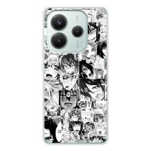 Анимешный чехол для Xiaomi Redmi Note 14 5G (Ahegao manga)