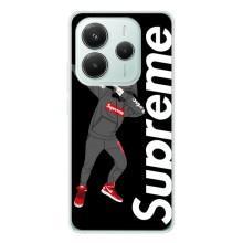 Чехол для Xiaomi Redmi Note 14 5G с картинкой Supreme (AlphaPrint)