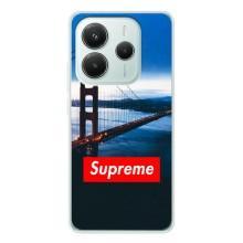 Чехол для Xiaomi Redmi Note 14 5G с картинкой Supreme (AlphaPrint)