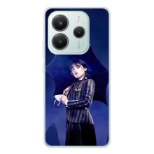Силиконовый чехол с картинкой для Xiaomi Redmi Note 14 5G (Венсдей)