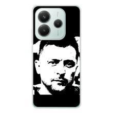 Чехол для Xiaomi Redmi Note 14 5G (AlphaPrint - с принтом Зеленского) – Зеленский АРТ