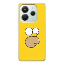 Чехол с Симпсонами для Xiaomi Redmi Note 14 5G (VPrint) (Гомер)
