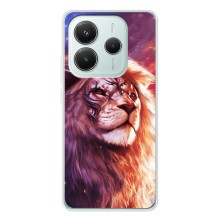 Чехол со Львом для Xiaomi Redmi Note 14 5G (VPrint) (Красочный Лев)