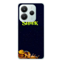 Чехол с мультфильмом Шрек на Xiaomi Redmi Note 14 5G – Шрек лого