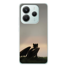 Чехол как приручить дракона на Xiaomi Redmi Note 14 5G (Беззубик)