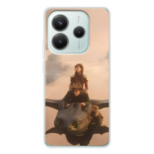 Чехол как приручить дракона на Xiaomi Redmi Note 14 5G (Фильм дракон)