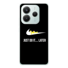 Чохол з логтипом Найк на Xiaomi Redmi Note 14 5G (Nike just do it)