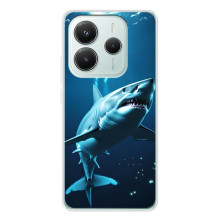 Чехол с картинкой «Хищники» для Xiaomi Redmi Note 14 5G – Акула