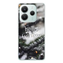Новогодние, Праздничные Чехлы для Xiaomi Redmi Note 14 5G - 2024 год (Hello winter)