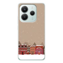 Новогодние, Праздничные Чехлы для Xiaomi Redmi Note 14 5G - 2024 год (Зимний город)