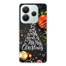 Рождественские Чехлы для Xiaomi Redmi Note 14 5G (VPrint) (Елочка)
