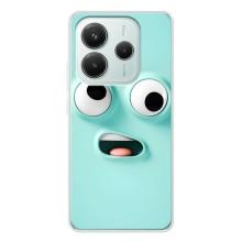 Силиконовые Чехлы (смешные стикеры) для Xiaomi Redmi Note 14 5G – мордочка