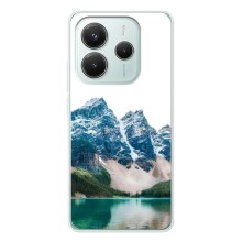 Силиконовый чехол с КАРТИНКАМИ лето для Xiaomi Redmi Note 14 5G (AlphaPrint) (Гори)