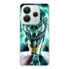 Защитные чехлы для Редми Ноут 14 5Джи (AlphaPrint) (ХИТ продаж) ВОЛК (Яркий волк)
