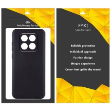 Чехол TPU Epik Black Full Camera для Xiaomi Redmi Note 14 Pro 5G – Черный