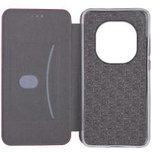 Кожаный чехол-книжка Classy для Xiaomi Redmi Note 14 Pro 5G / 14 Pro+ 5G – Бордовый