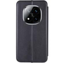 Кожаный чехол-книжка Classy для Xiaomi Redmi Note 14 Pro 5G / 14 Pro+ 5G – Черный