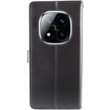 Шкіряний чохол-книжка GETMAN Gallant (PU) для Xiaomi Redmi Note 14 Pro 5G / 14 Pro+ – Чорний