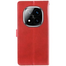 Шкіряний чохол-книжка GETMAN Gallant (PU) для Xiaomi Redmi Note 14 Pro 5G / 14 Pro+ – Червоний