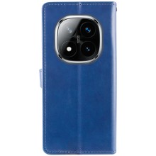 Шкіряний чохол-книжка GETMAN Gallant (PU) для Xiaomi Redmi Note 14 Pro 5G / 14 Pro+ – Синій