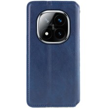 Шкіряний чохол-книжка GETMAN Cubic (PU) для Xiaomi Redmi Note 14 Pro 5G / 14 Pro+ – Синій