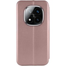 Шкіряний чохол-книжка Classy для Xiaomi Redmi Note 14 Pro 5G / 14 Pro+ 5G – Rose Gold