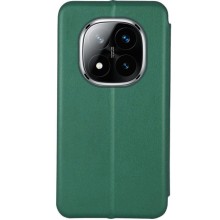 Шкіряний чохол-книжка Classy для Xiaomi Redmi Note 14 Pro 5G / 14 Pro+ 5G – Зелений