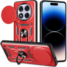 Чохол Ummi Camshield Serge Ring для Xiaomi Redmi Note 14 Pro 5G / Poco X7 – Червоний