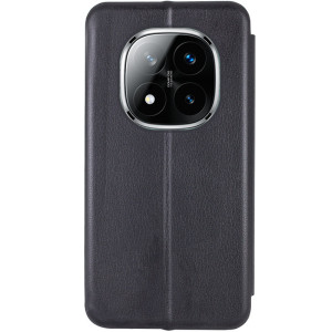 Шкіряний чохол-книжка Classy для Xiaomi Redmi Note 14 Pro 5G / 14 Pro+ 5G – Чорний