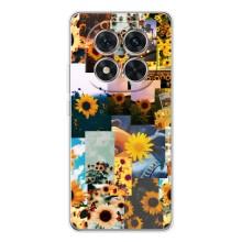 Чехлы с картинкой Подсолнухов для Редми Ноут 14 Про 5Джи – Подсолнуховый дизайн