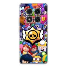 Чехол для Xiaomi Redmi Note 14 Pro 5G Бравл Старс (VPrint) – Лого Brawl Stars